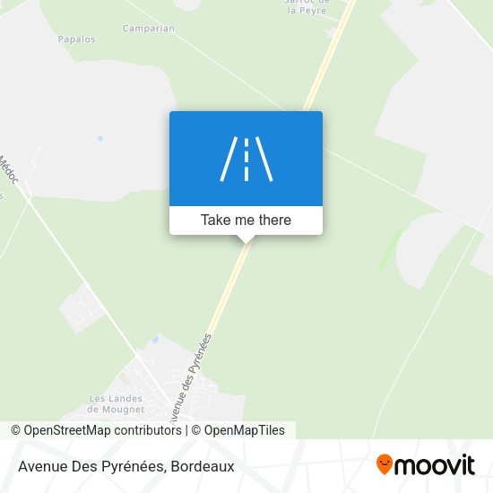 Avenue Des Pyrénées map
