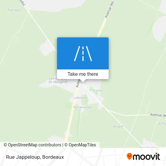 Rue Jappeloup map