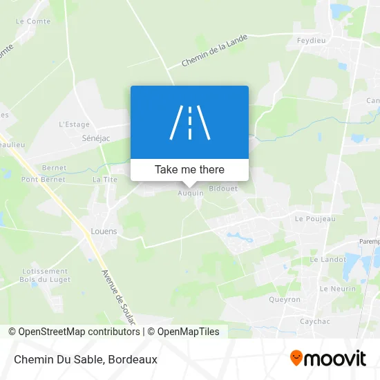 Chemin Du Sable map