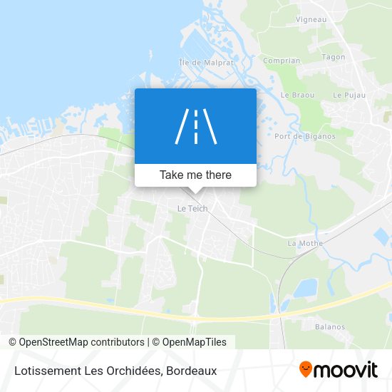 Lotissement Les Orchidées map