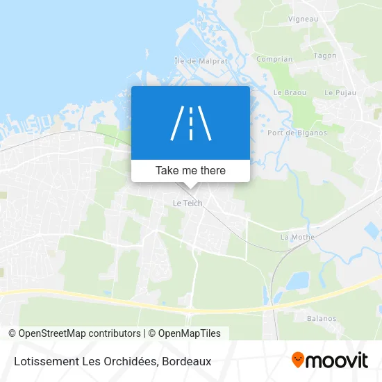 Lotissement Les Orchidées map