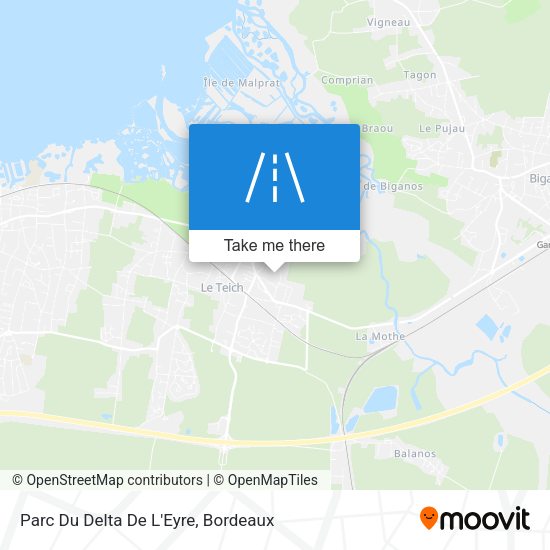 Parc Du Delta De L'Eyre map