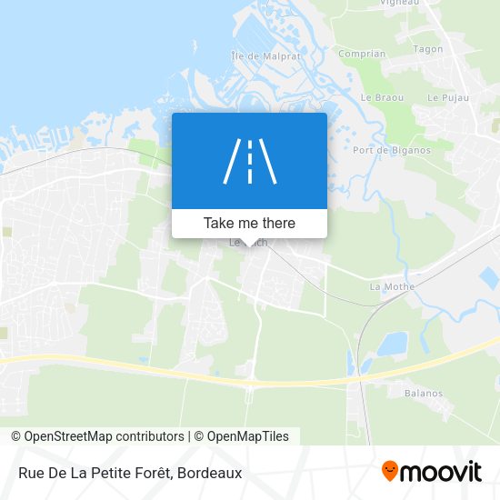 Rue De La Petite Forêt map