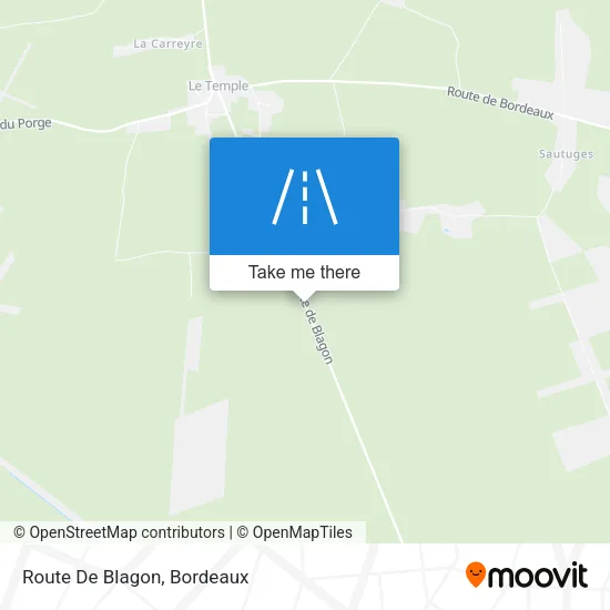 Route De Blagon map