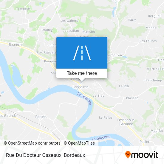 Rue Du Docteur Cazeaux map