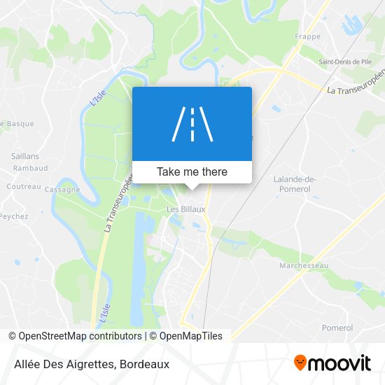 Allée Des Aigrettes map