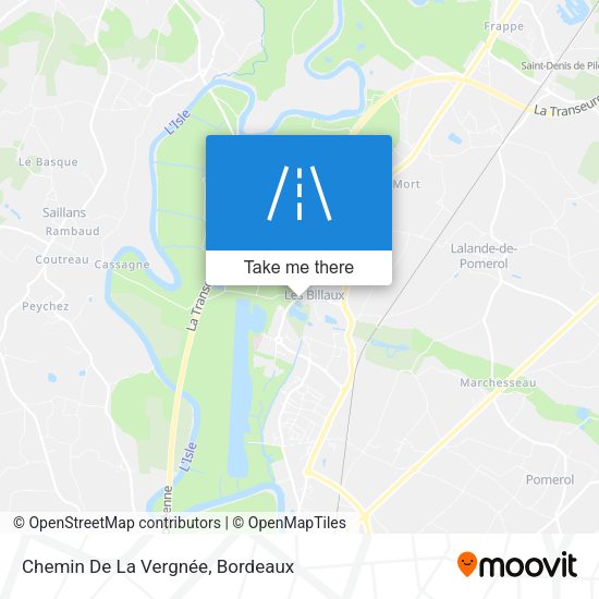 Chemin De La Vergnée map