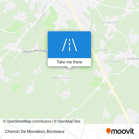 Chemin De Mondésir map