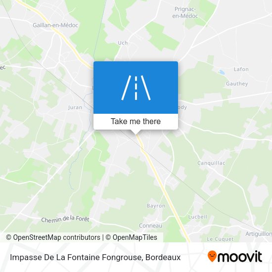 Impasse De La Fontaine Fongrouse map