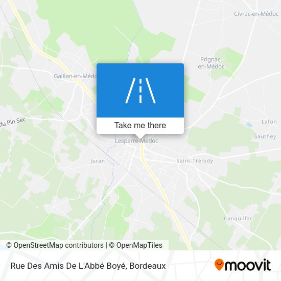 Rue Des Amis De L'Abbé Boyé map