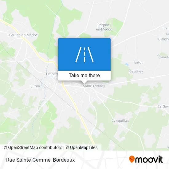 Rue Sainte-Gemme map