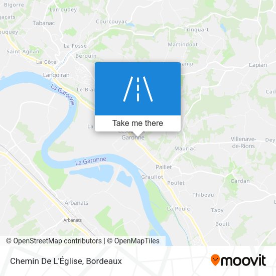 Chemin De L'Église map