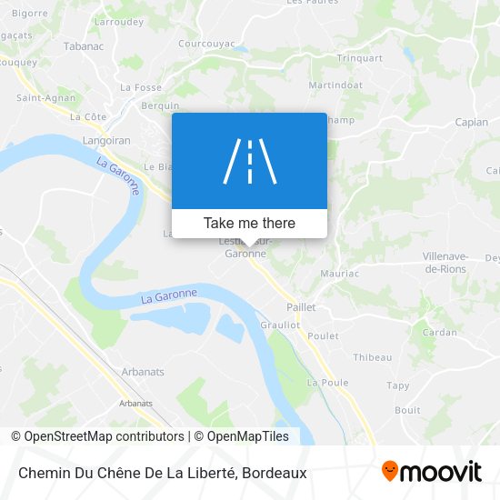 Chemin Du Chêne De La Liberté map