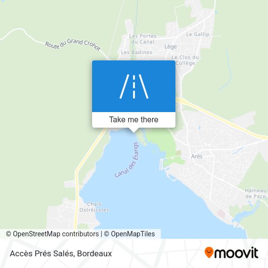Accès Prés Salés map