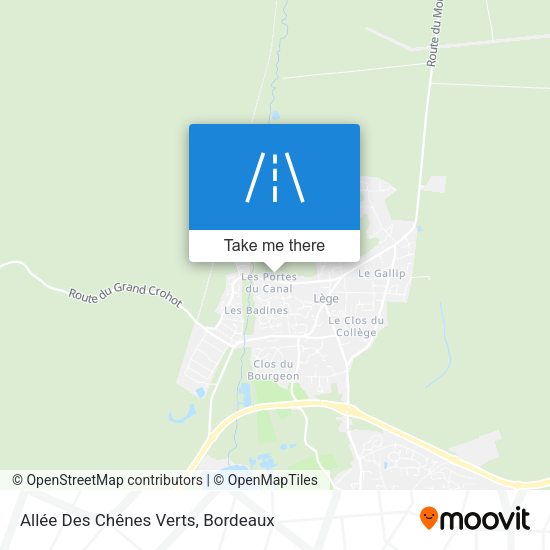 Allée Des Chênes Verts map