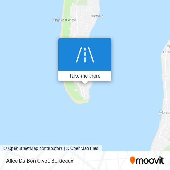 Allée Du Bon Civet map