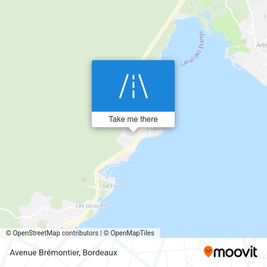 Avenue Brémontier map