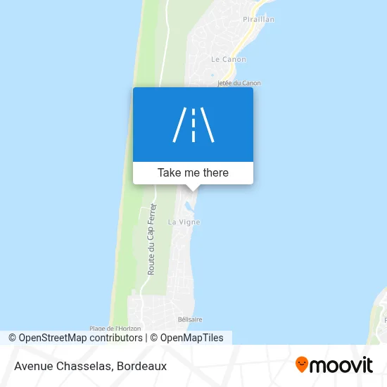 Avenue Chasselas map