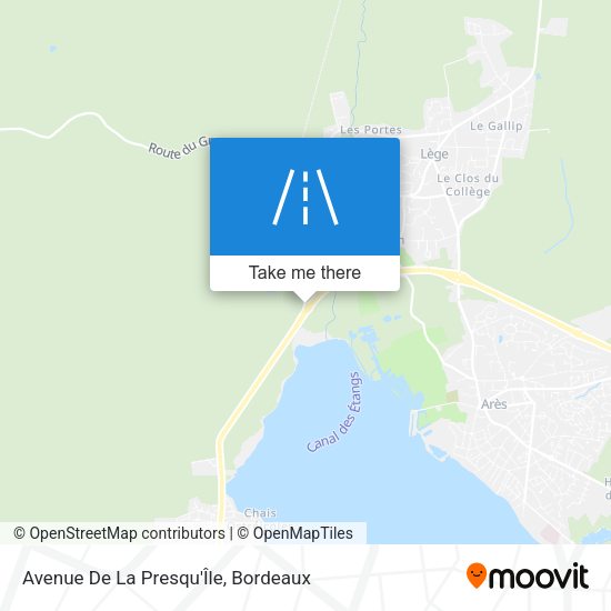 Avenue De La Presqu'Île map