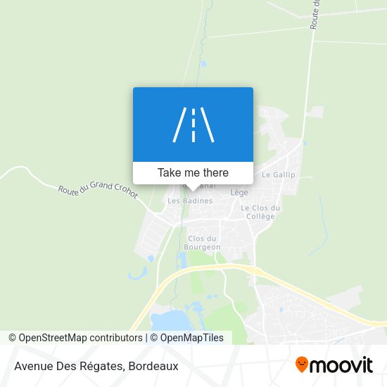 Avenue Des Régates map