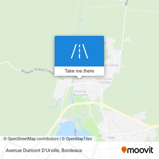 Avenue Dumont D'Urville map