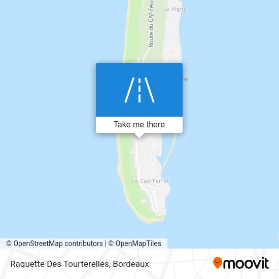Raquette Des Tourterelles map