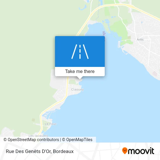 Rue Des Genêts D'Or map