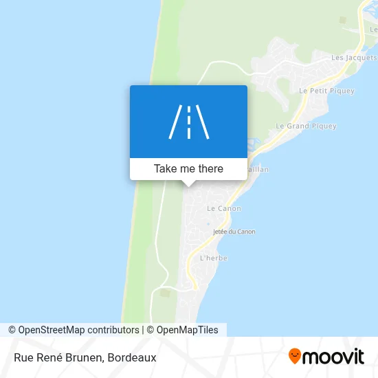 Rue René Brunen map