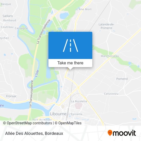 Allée Des Alouettes map