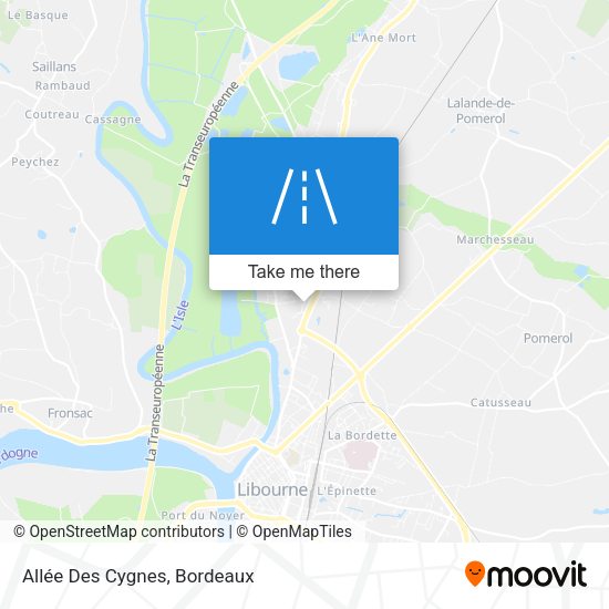 Allée Des Cygnes map