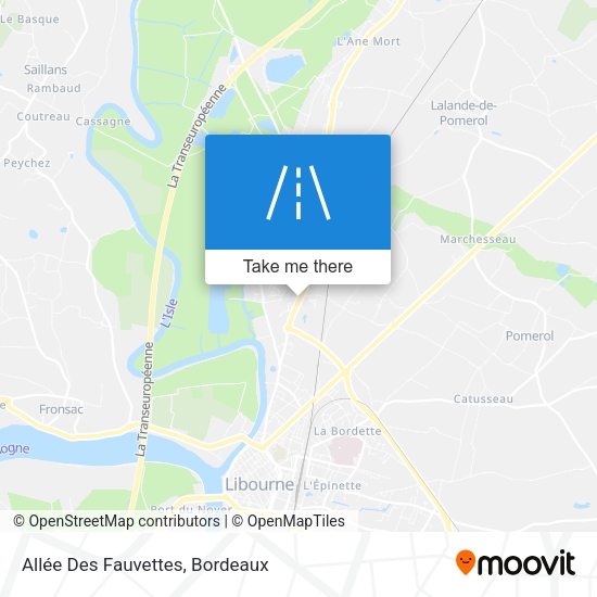 Allée Des Fauvettes map