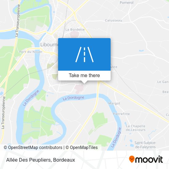 Allée Des Peupliers map