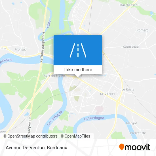 Avenue De Verdun map