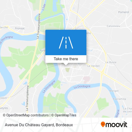 Avenue Du Château Gayard map