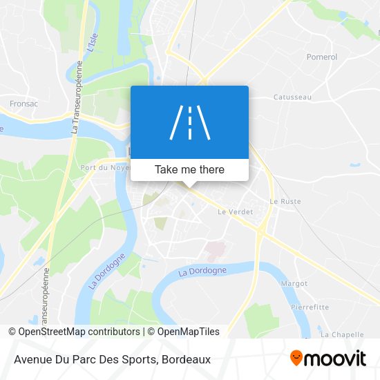 Avenue Du Parc Des Sports map