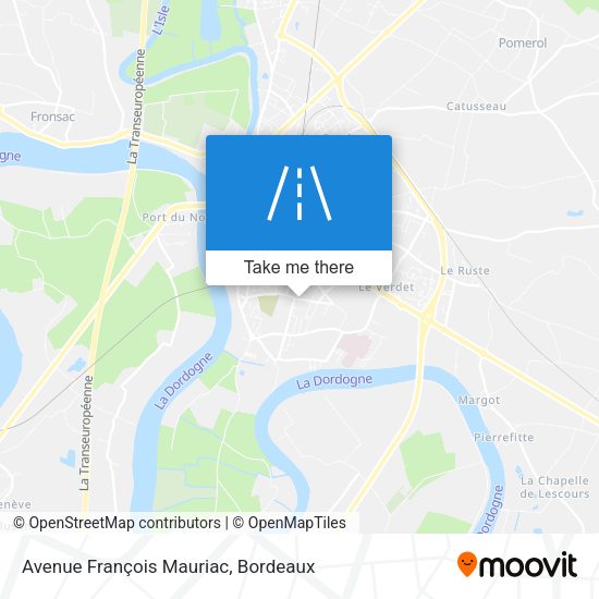 Avenue François Mauriac map