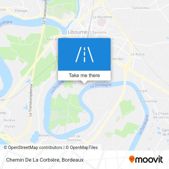 Chemin De La Corbière map