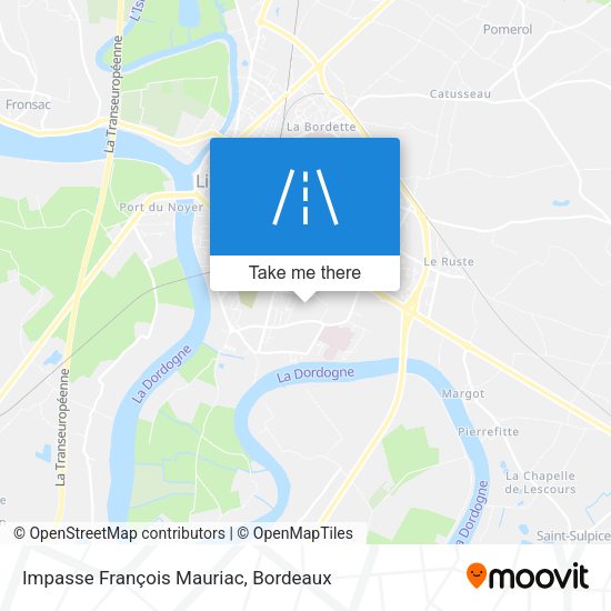Impasse François Mauriac map