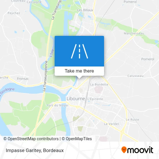 Impasse Garitey map