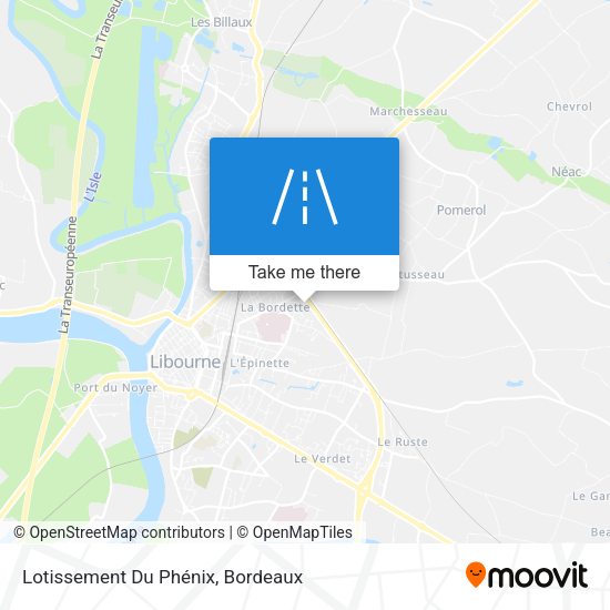 Lotissement Du Phénix map