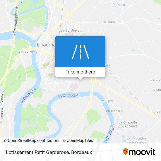 Lotissement Petit Garderose map
