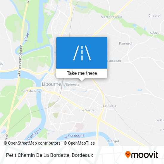 Petit Chemin De La Bordette map