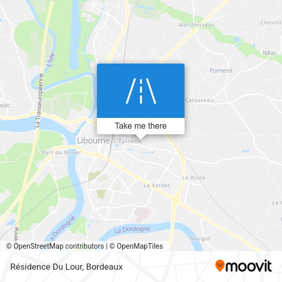 Résidence Du Lour map