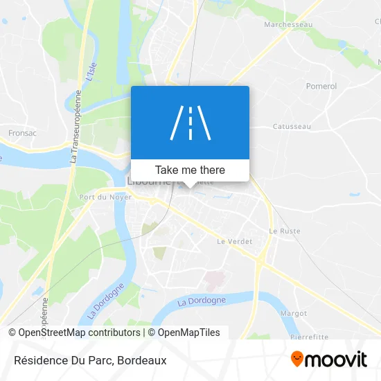 Résidence Du Parc map