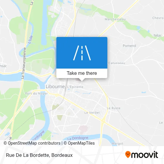 Rue De La Bordette map
