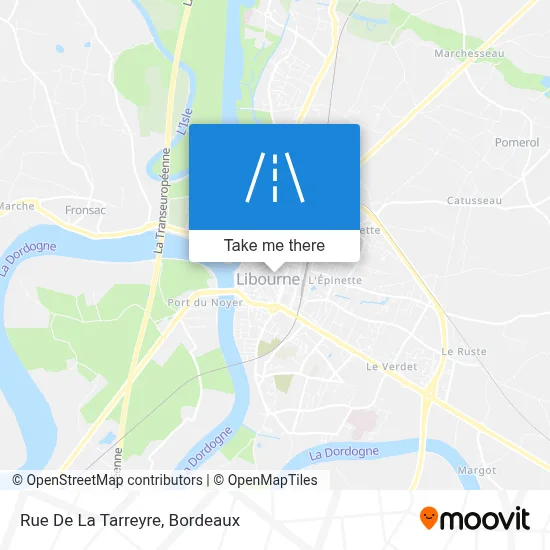 Rue De La Tarreyre map