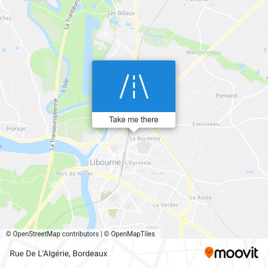 Rue De L'Algérie map