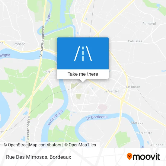 Rue Des Mimosas map