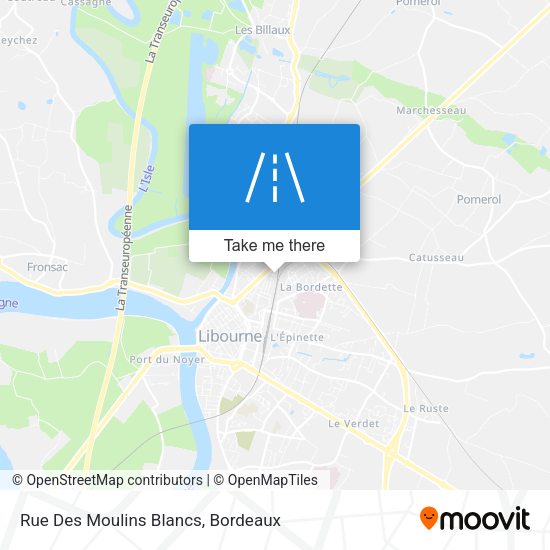 Rue Des Moulins Blancs map