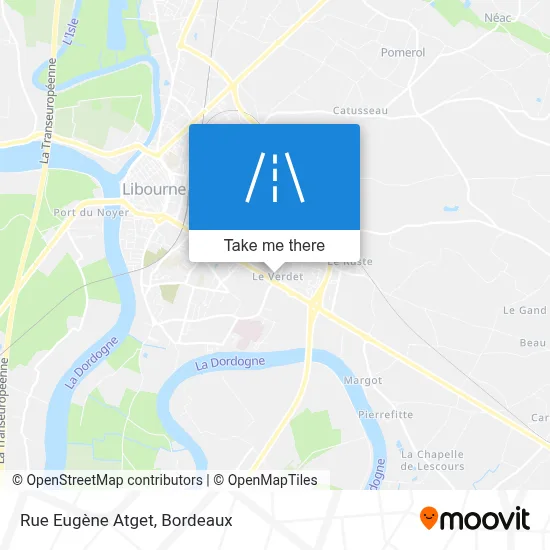 Rue Eugène Atget map